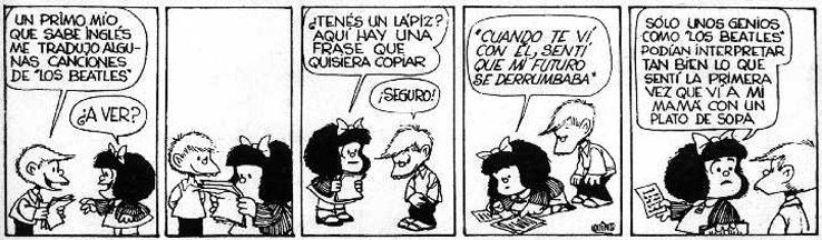 Mafalda y Los Beatles