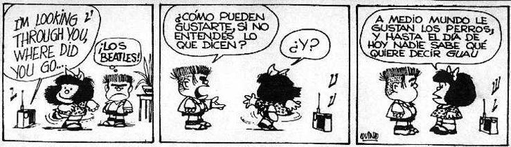 Mafalda y Los Beatles