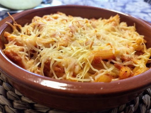 Macarrones con chorizo