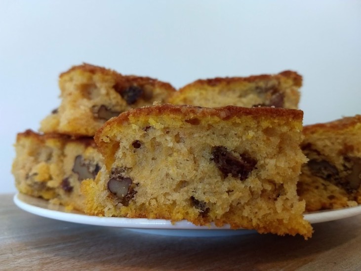 Coca de calabaza con pasas y nueces Coca de calabaza con pasas y nueces