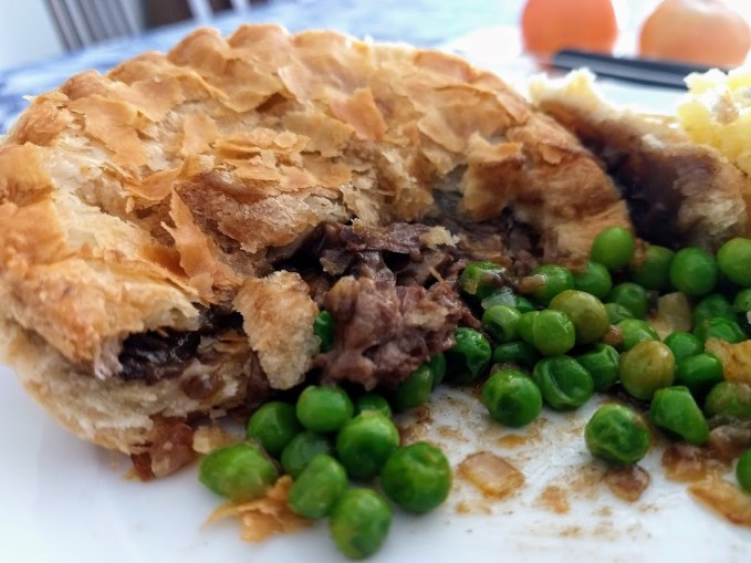 Pastel de carne y Guinness