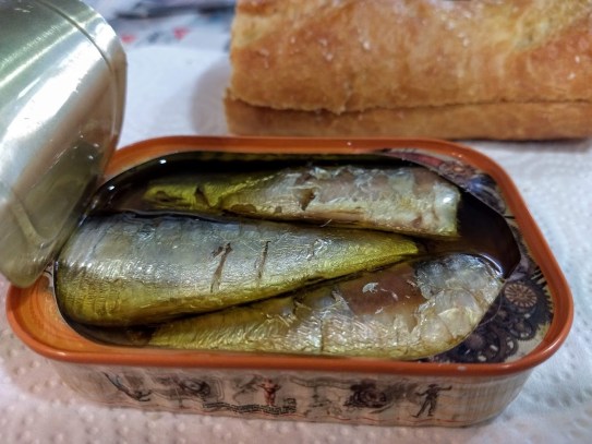 Bocadillos de sardinas
