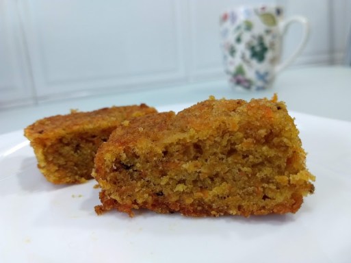 bizcocho de zanahoria con nueces