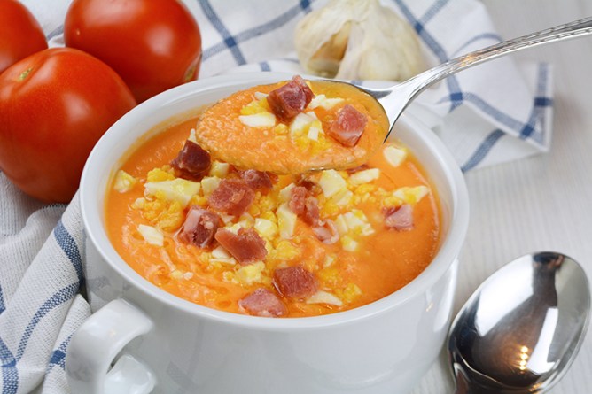 Salmorejo sin pan
