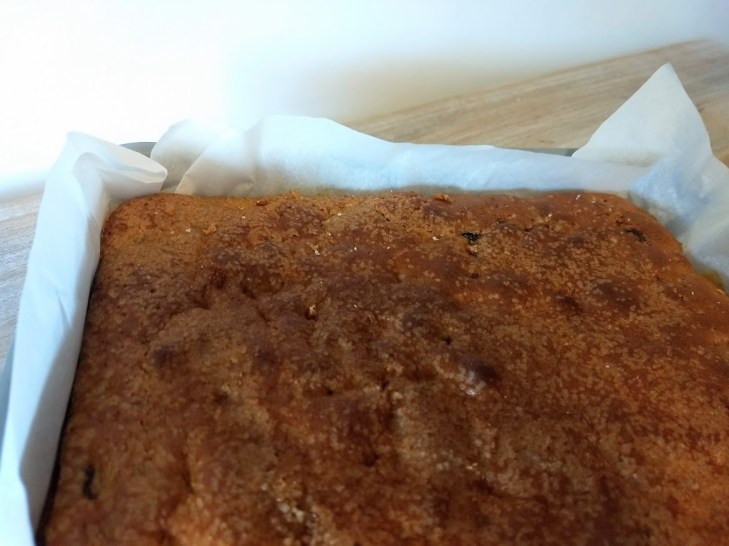 coca de calabaza con pasas y nueces