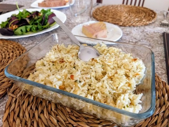 Arroz basmati pollo tikka massala