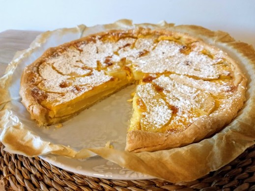 Quiche dulce de pera