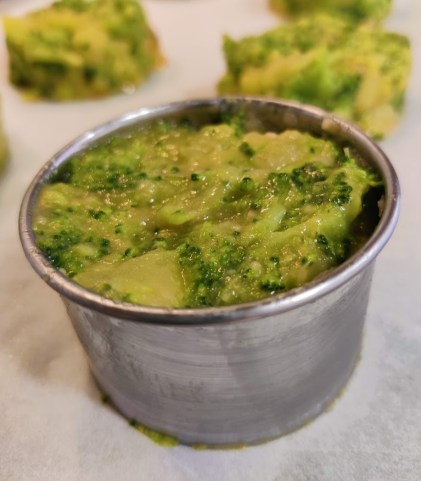 Timbal de brócoli y patata