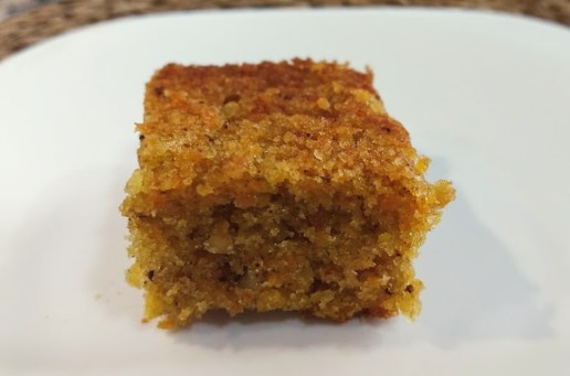 bizcocho de zanahoria con nueces
