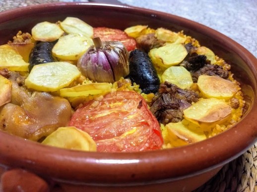 arroz al horno con arreglo de puchero arroz al horno con arreglo de puchero