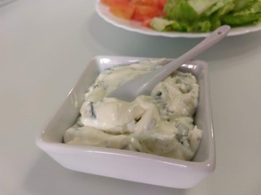 Tzatziki, salsa de yogur y pepino